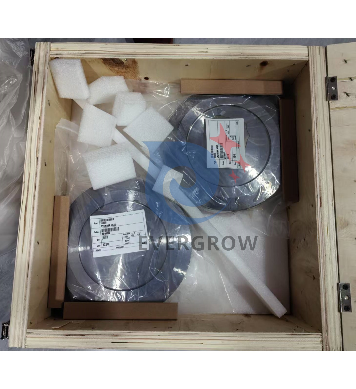 11075 antes de embalar em Crate_evergrow